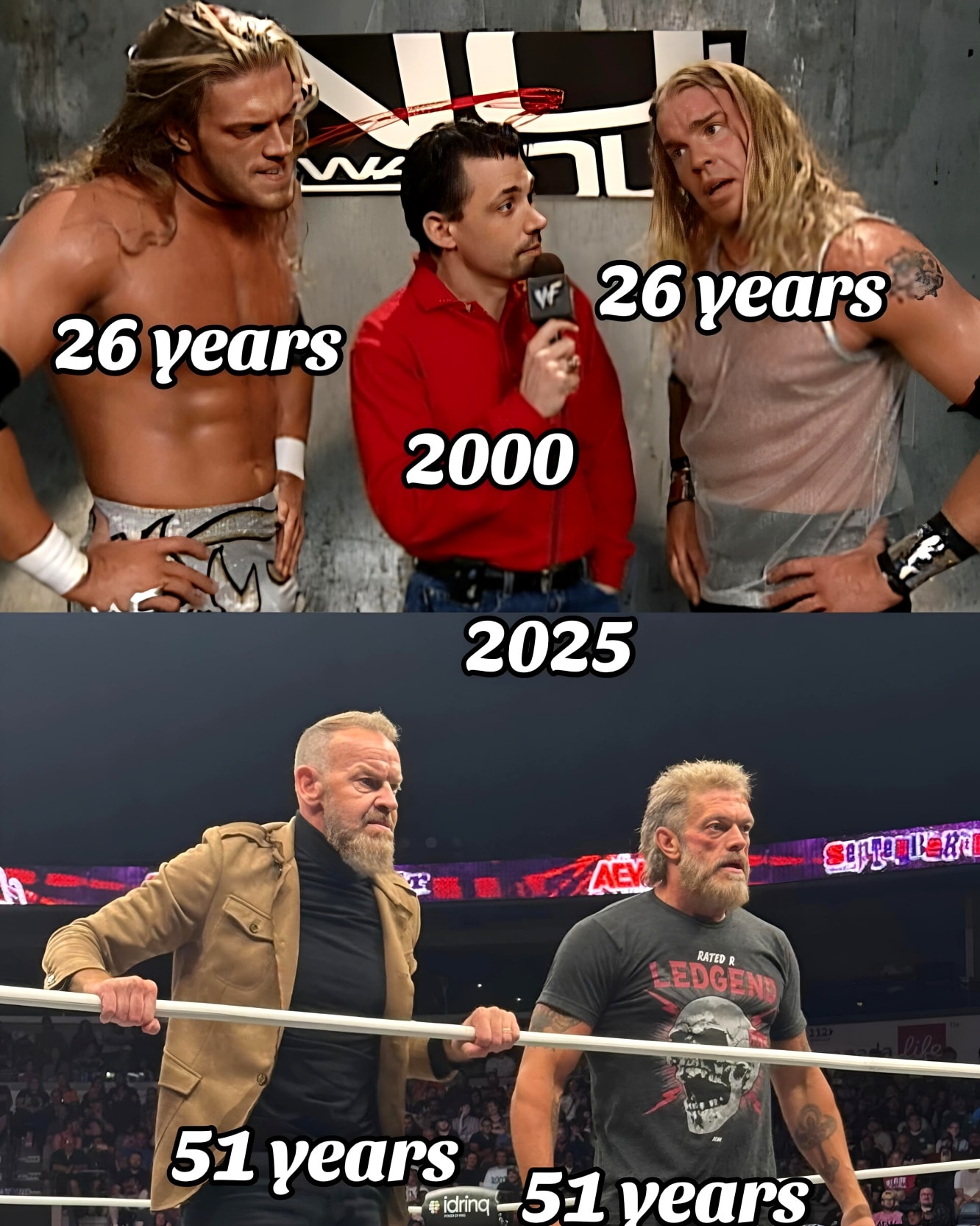 Edge & Christian 😍 . . . #Edge #christian #WWE #WWERaw #raw
