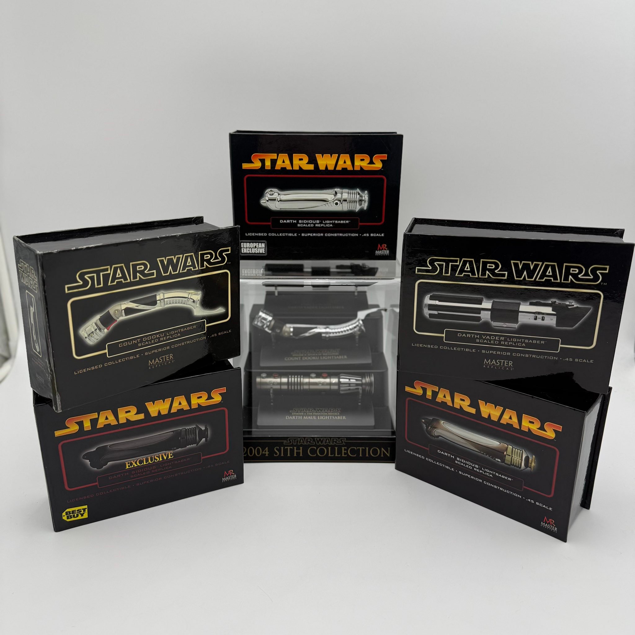 These beautiful .45 Star Wars Master Replica Lightsabers have been 