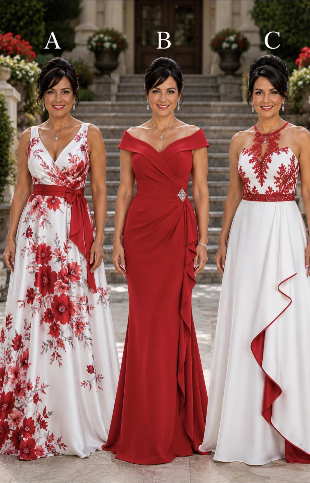 red and white bridesmaid dresses uk bridesmaids with different wedding color themes red wedding dress meaning