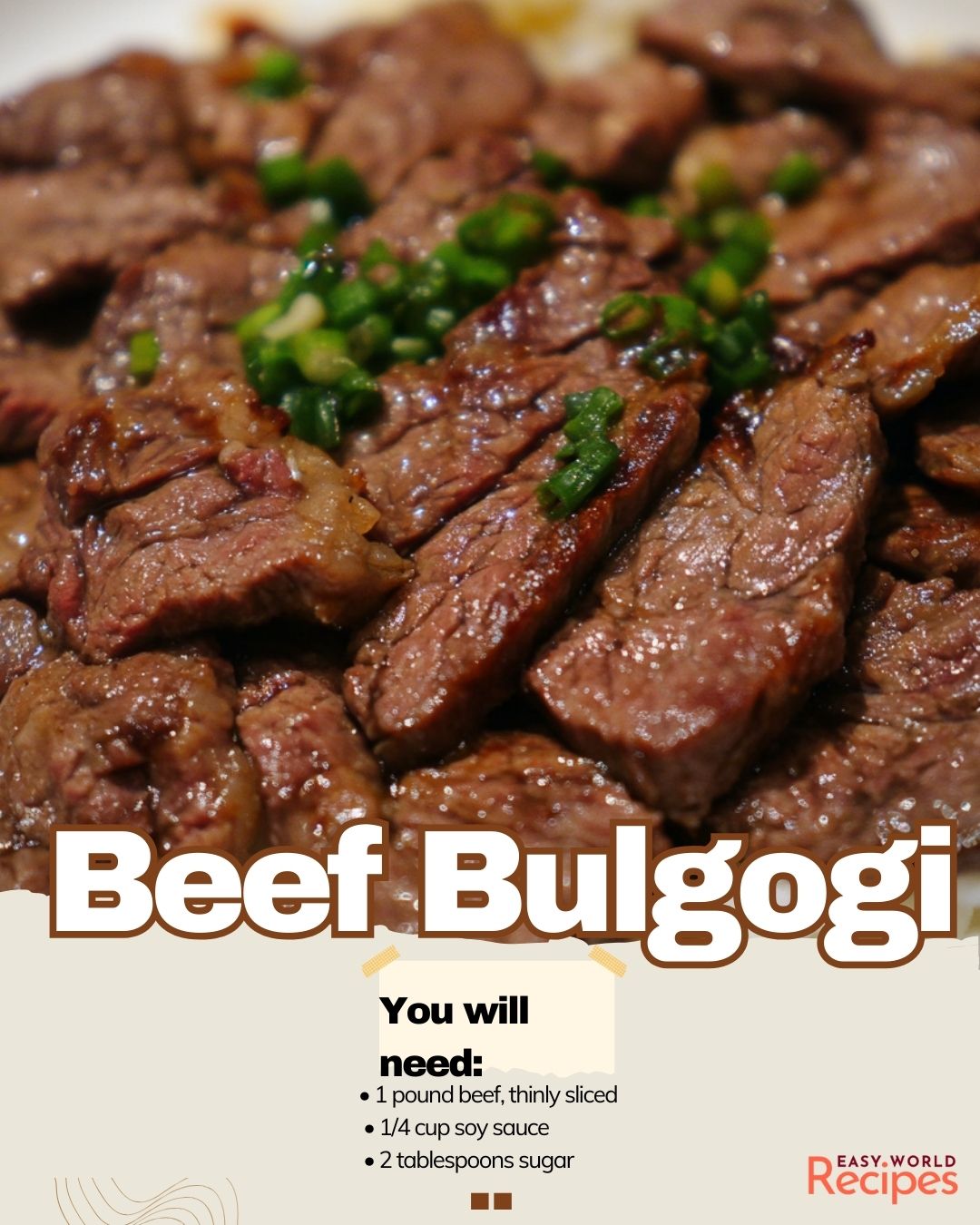 Easy - 🥩 Beef Bulgogi 🇰🇷 Sweet-savory marinated beef — tender ...