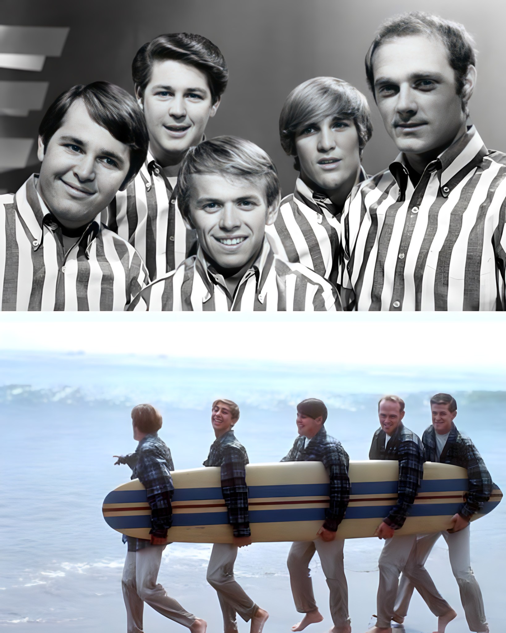 The guitarist says a Beach Boys record played a key role in 