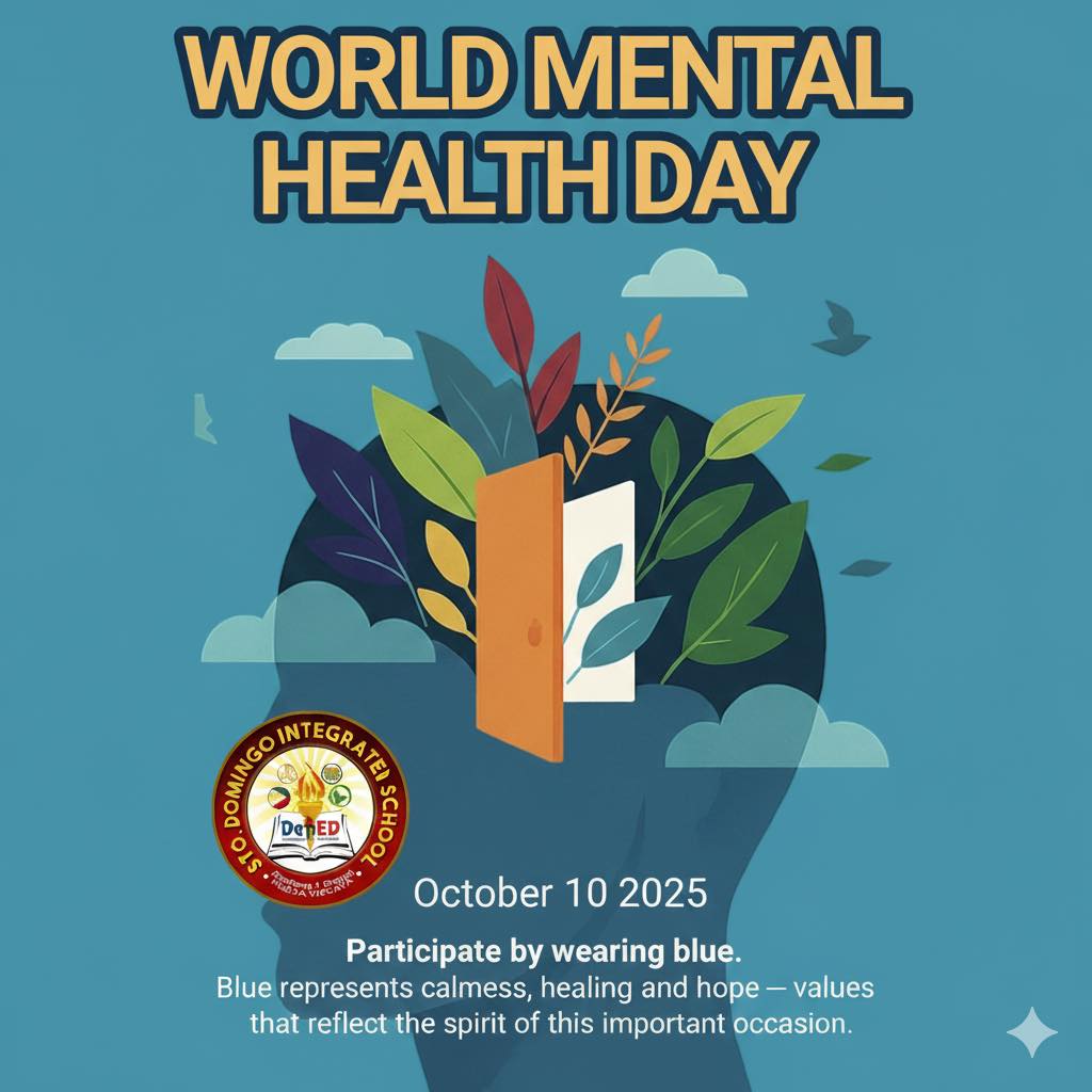 💙 WORLD MENTAL HEALTH DAY 2025 💙... - The Tabangan Times | Facebook