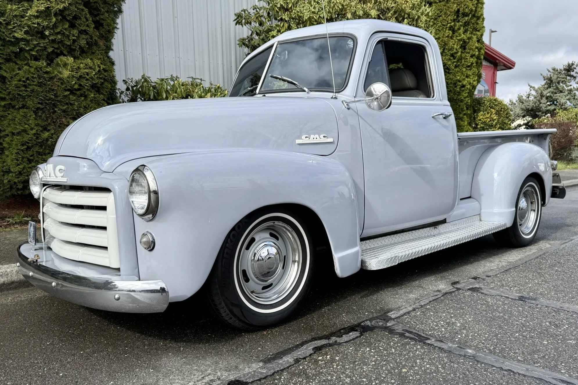 Vintage GMC truck from 1940s or 1950s