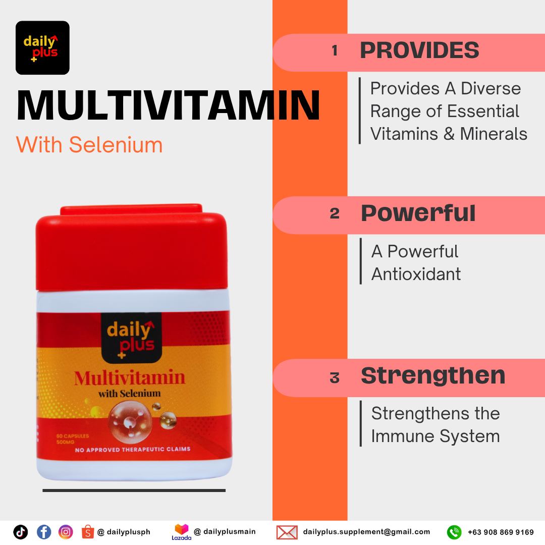 Daily - Daily Plus Multivitamins provides essential nutrients to ...
