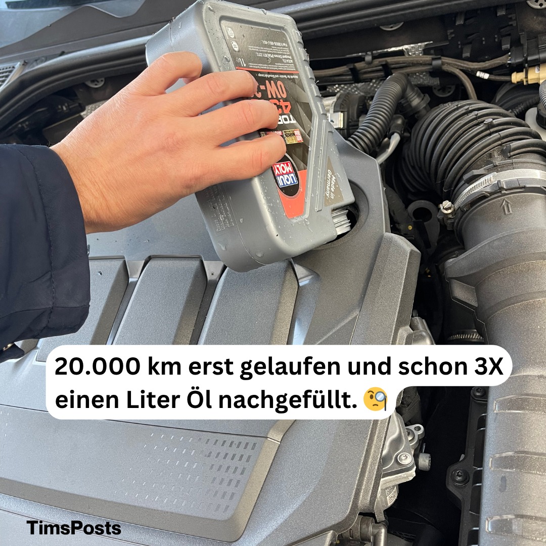 Auto Verliert Ol Trotzdem Fahren