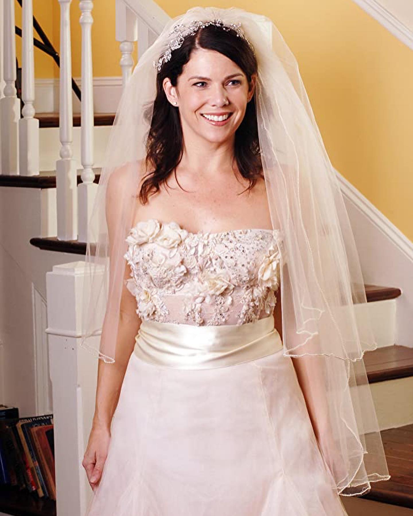Rory's wedding dress choice in Gilmore Girls