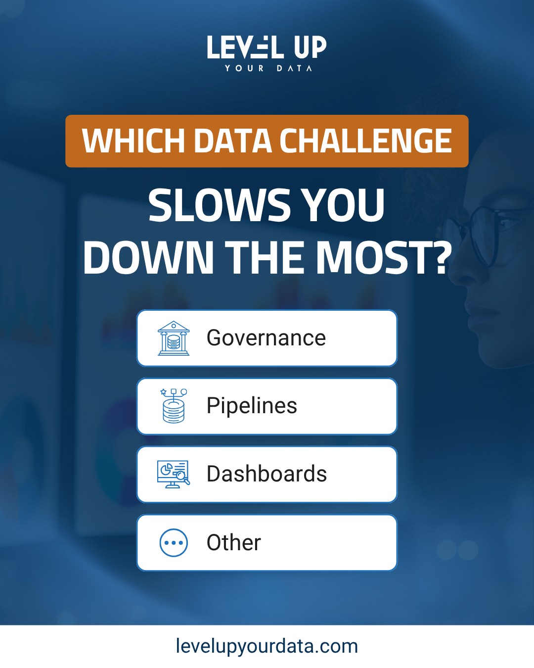 Every organization faces data... - Level Up Your Data | Facebook
