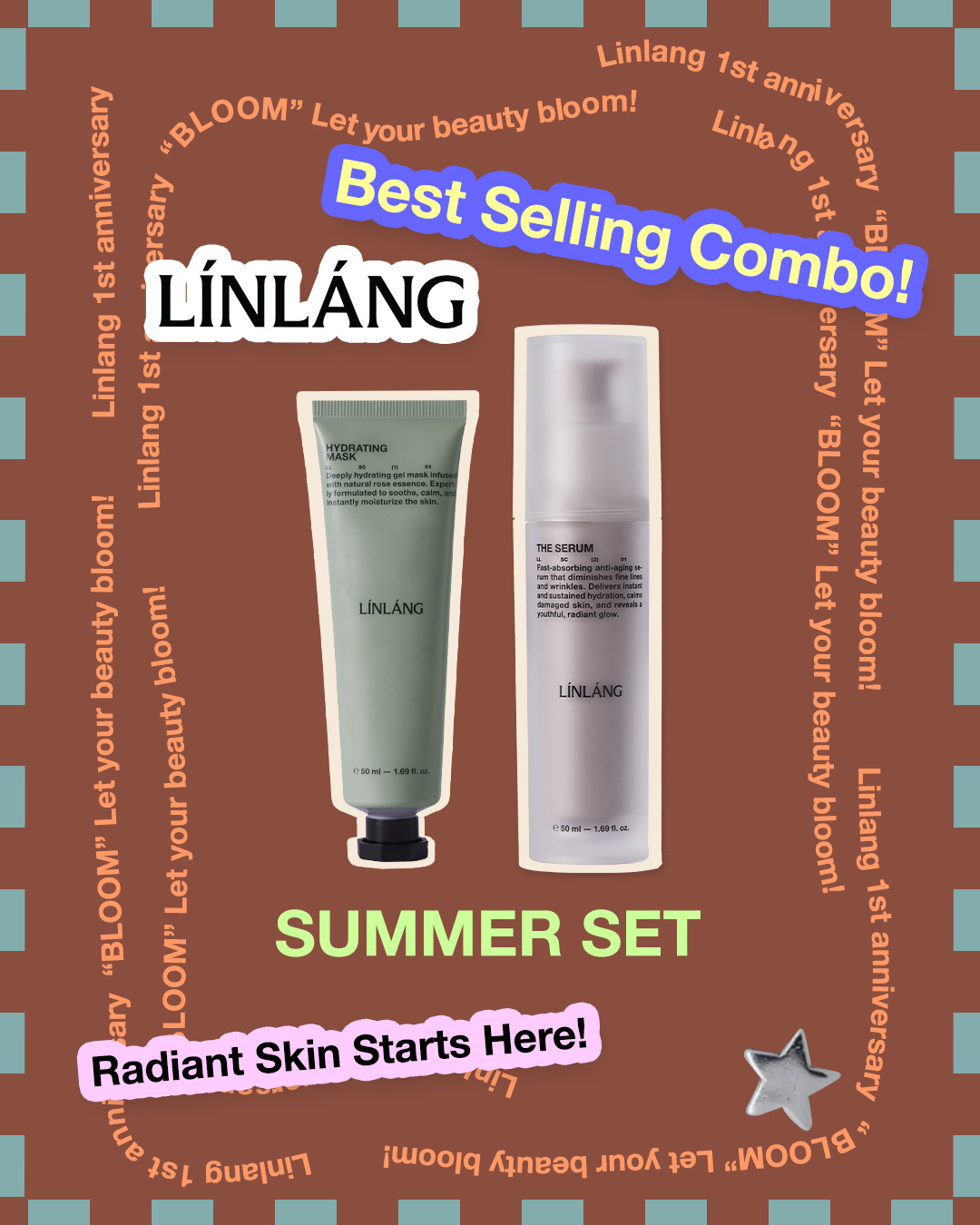 Linlang - 追求的不只是亮, 而是要勁量電池等級的不斷電長效發光 想要出門自帶網美燈 就必須入手全效修護精華搭檔 #大馬士革玫瑰保濕面 ...