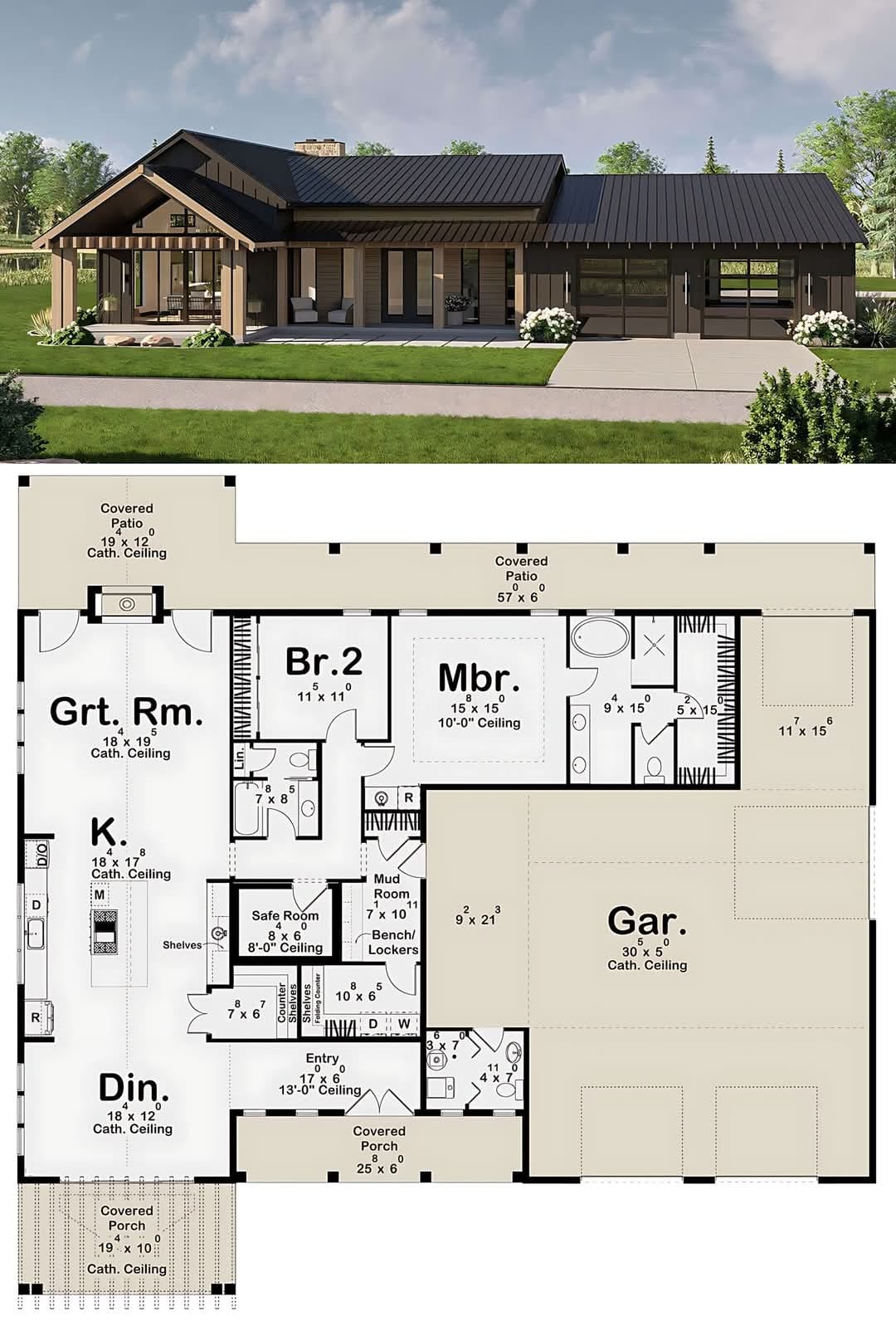 Picture Idea: Bobbymacgyver4K A Modern Single Story House With A Distinct Emphasis
