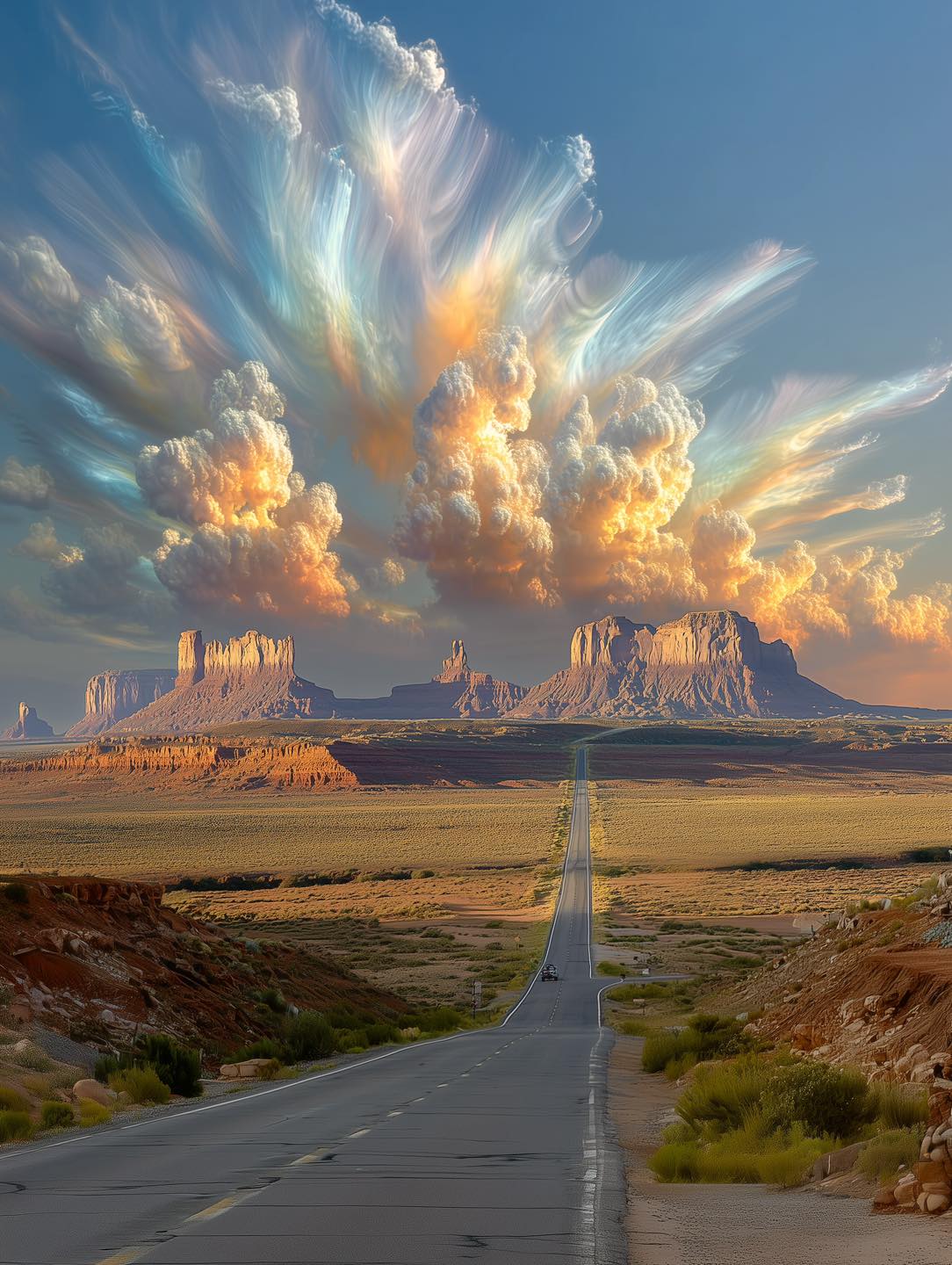 Route 163 through Monument Valley in Arizona 😲😍
