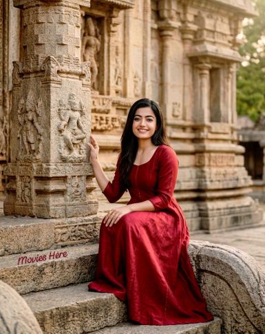 open lace back dress Rashmika Mandanna  Punit Balana