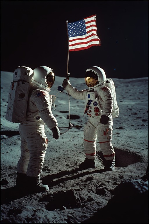 Apollo17**, EVA-3, Dec. 14, 1972 Last photo of astronaut on the