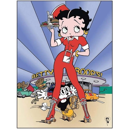 ベティ・ブープ ダイナーサイン Betty Boop diner tin sign for sale