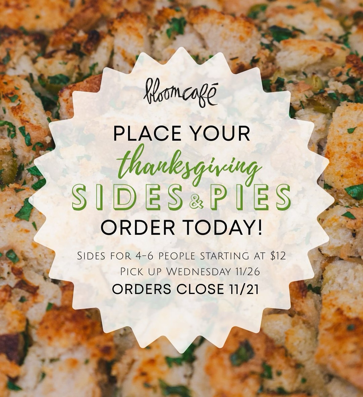 The Bloom - One week left to place your catering orders for ...
