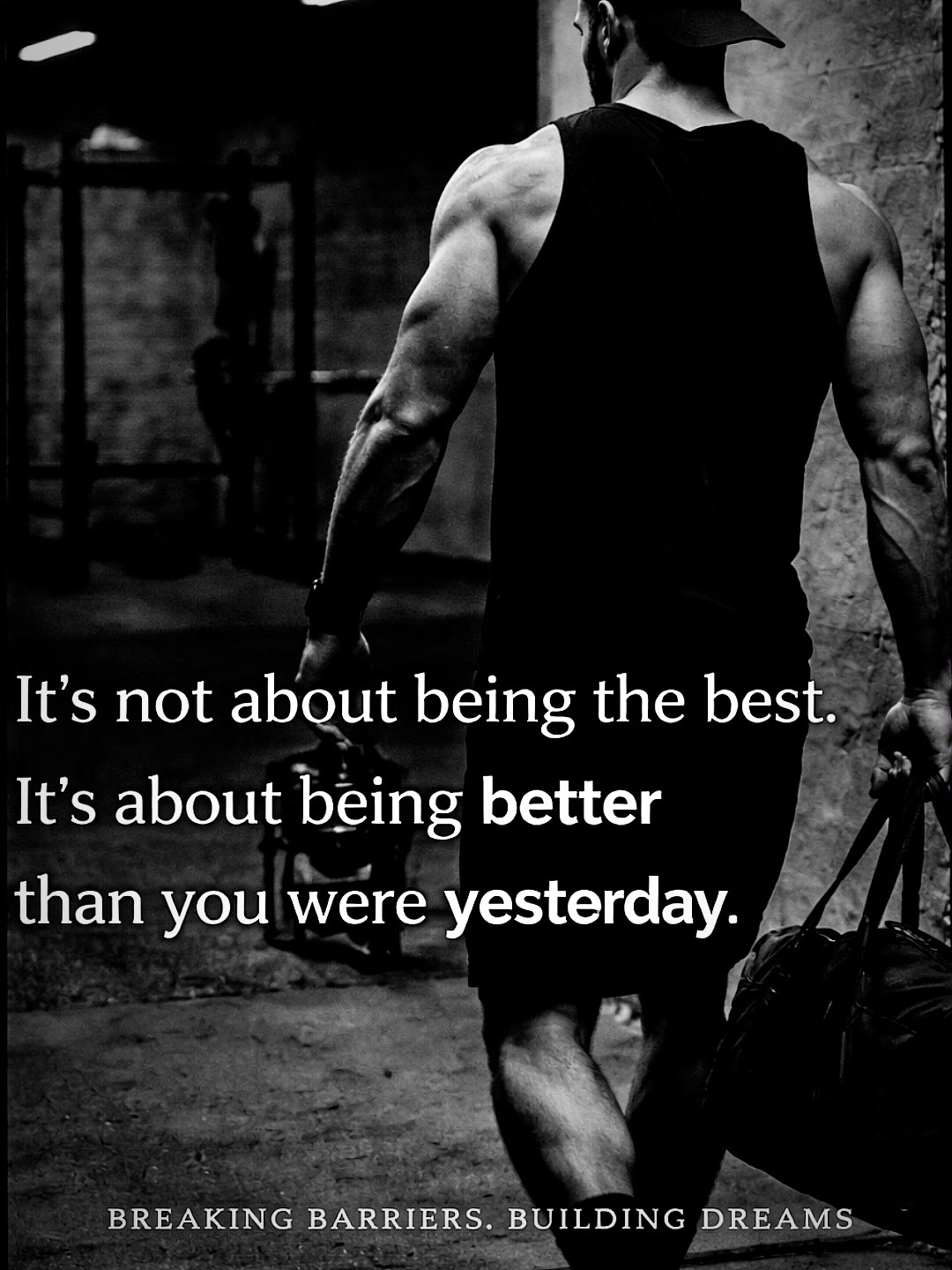 You said you wanted to be better So life gave you resistance. The ...
