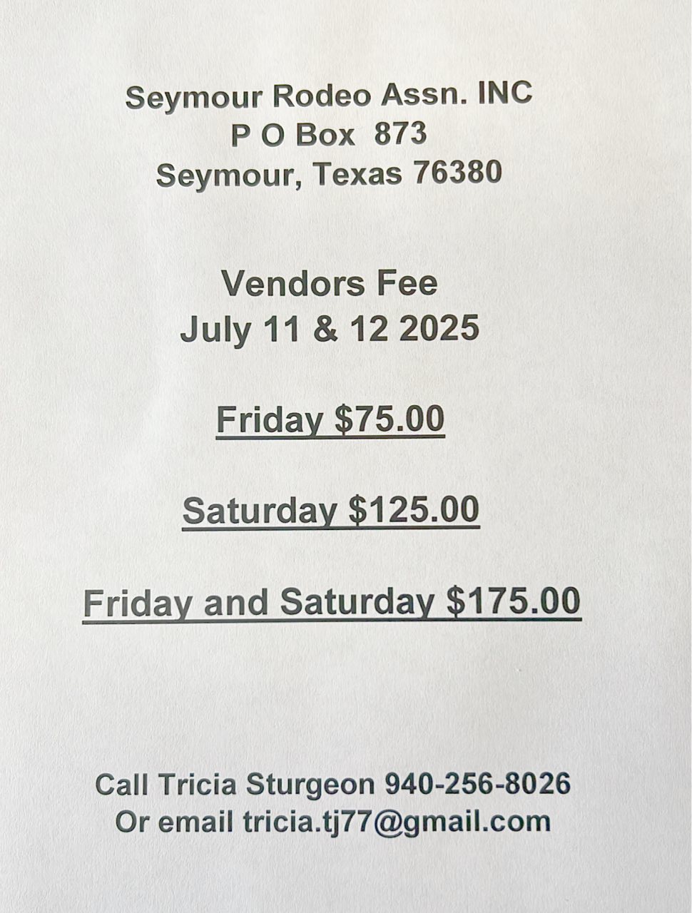 Seymour Tx Rodeo