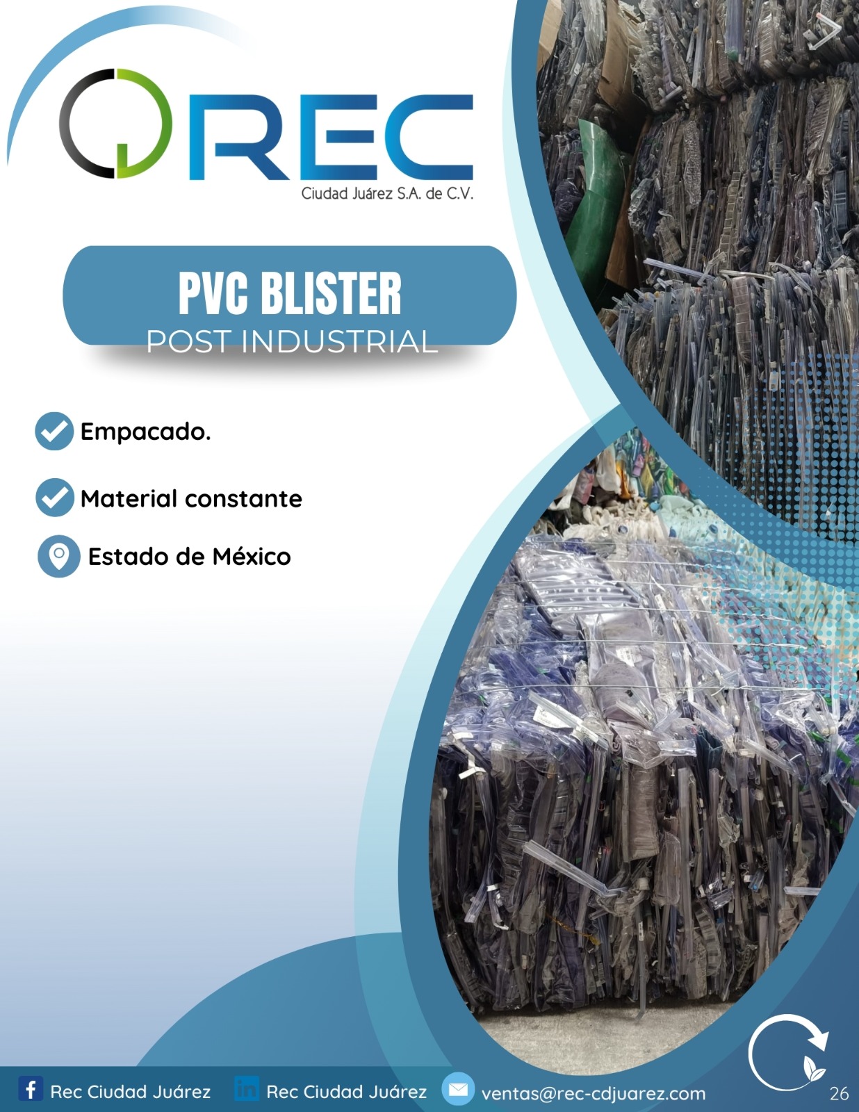 Reciclaje de Plasticos - Mexico | **PACA DE PVC BLISTER:** | Facebook
