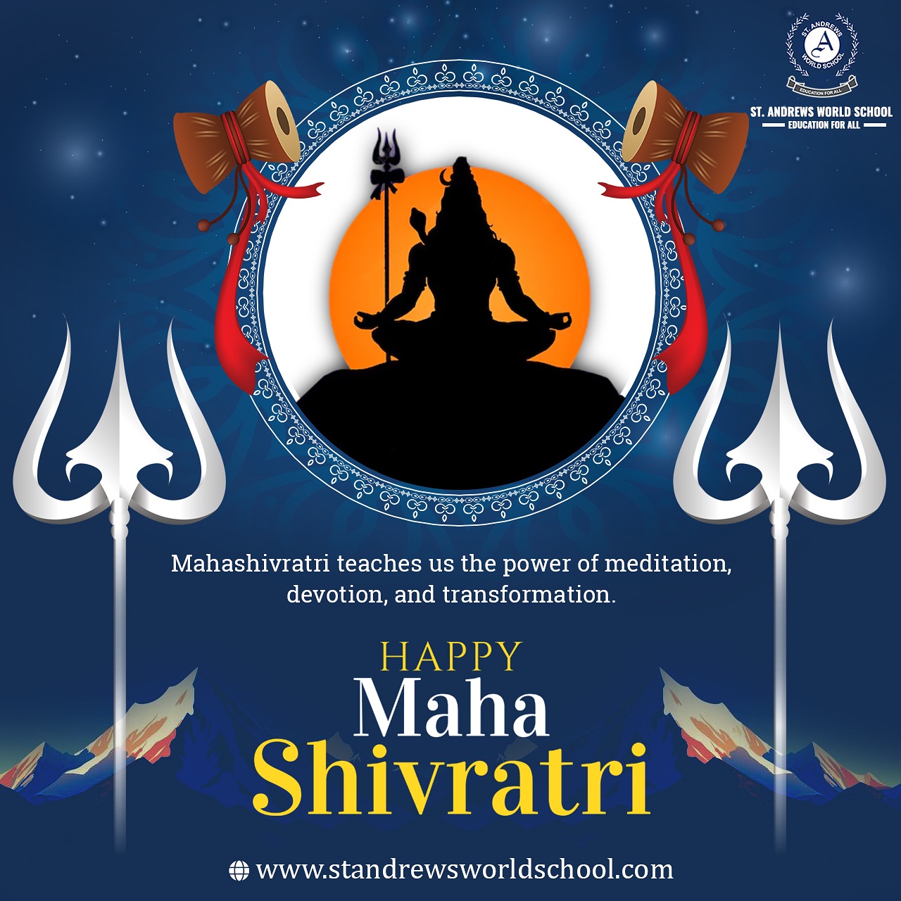 St. - On this sacred occasion of Maha Shivratri, may Lord Shiva bless ...