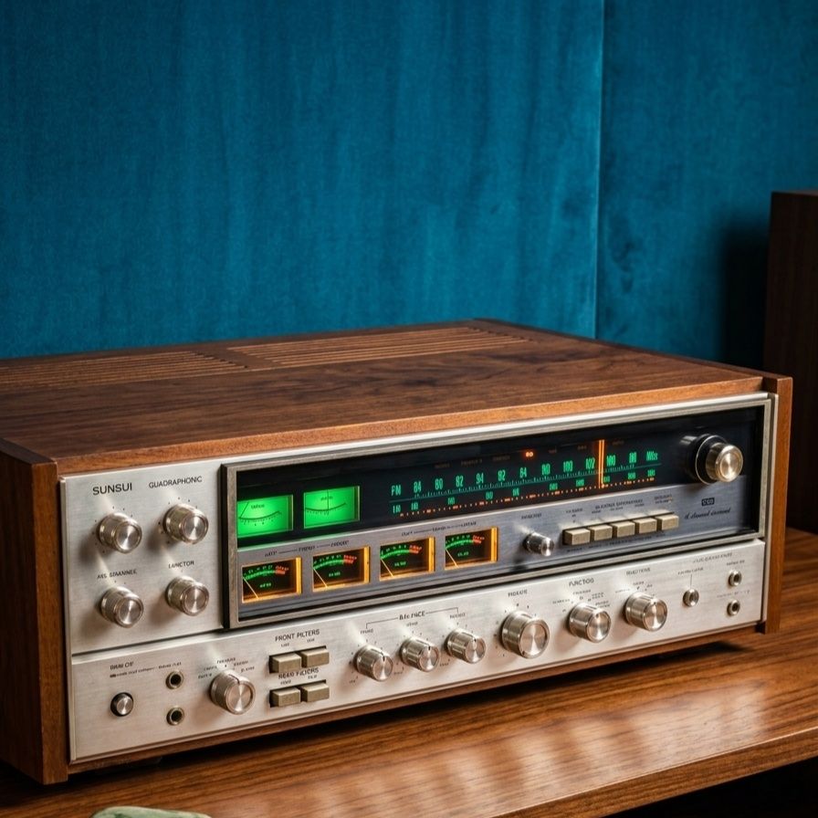 Vintage Sansui QR-1500 receiver and bookshelf speaker recommendations