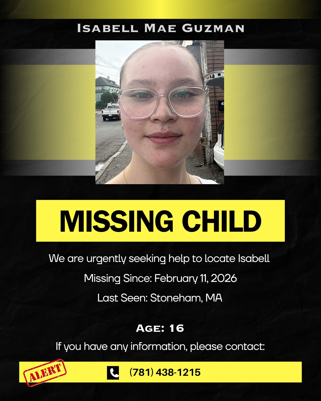 MissingInusa - 💔Missing Child Alert, Where Is Isabell Mae Guzman? 16 ...