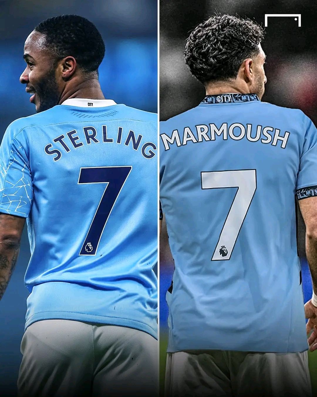 New number 7 ⃣ at Manchester City, worn by Marmoush 🆕🇪🇬 then