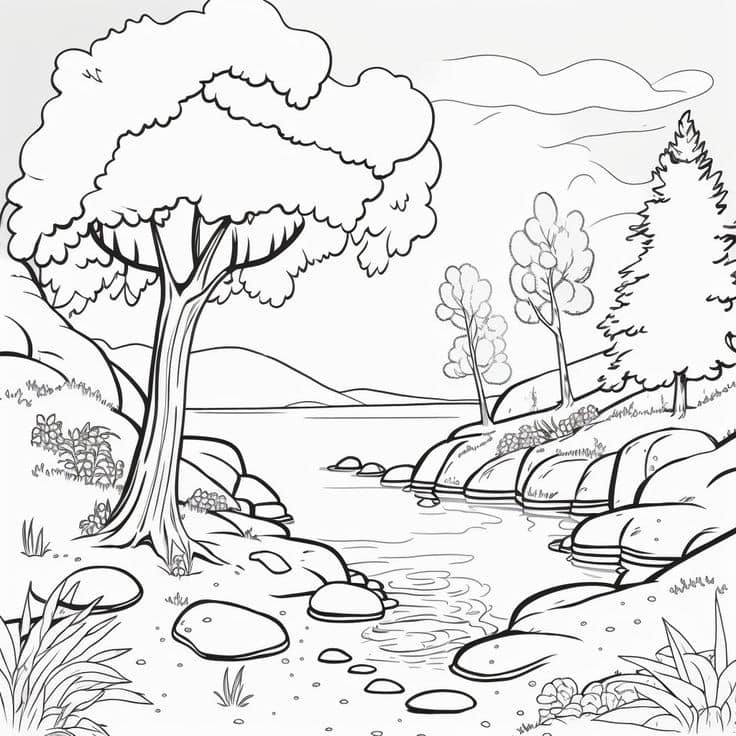 Hermosos dibujos de PAISAJES para... - El Rincón del Dibujo | Facebook