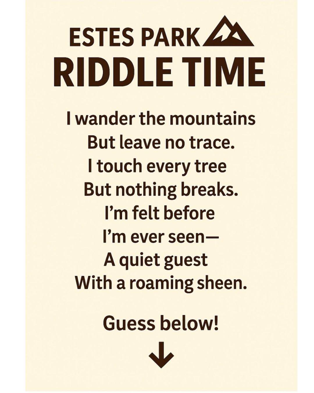 ️🌬️ The Mountains Have a... - Estes Park Resort Guide | Facebook