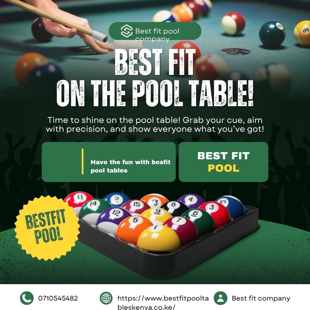 Best fit pool tables