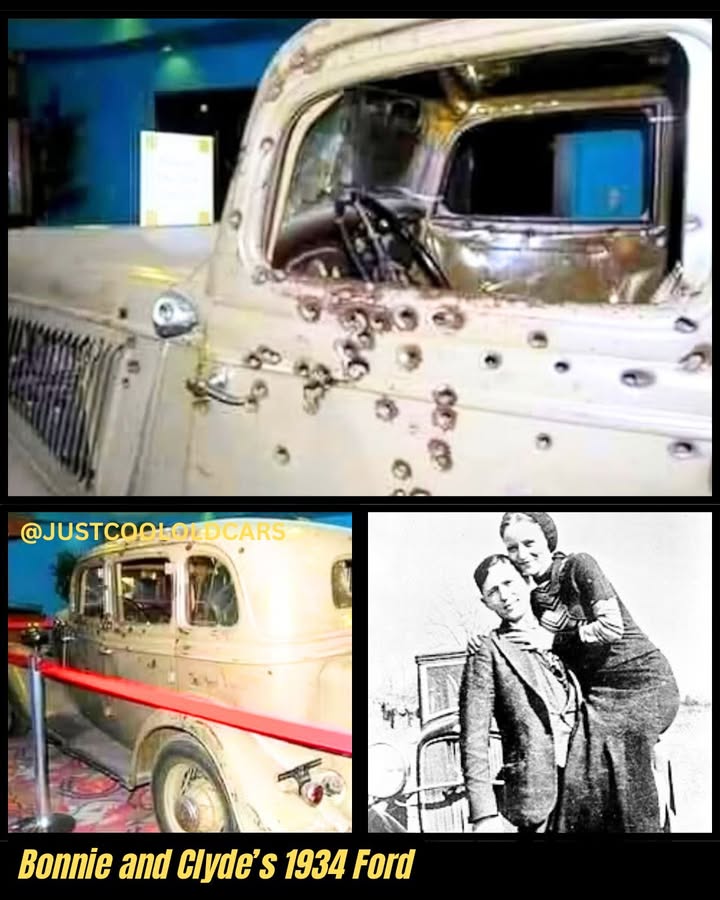 Just - The car in which Bonnie and Clyde took their final ride was a ...