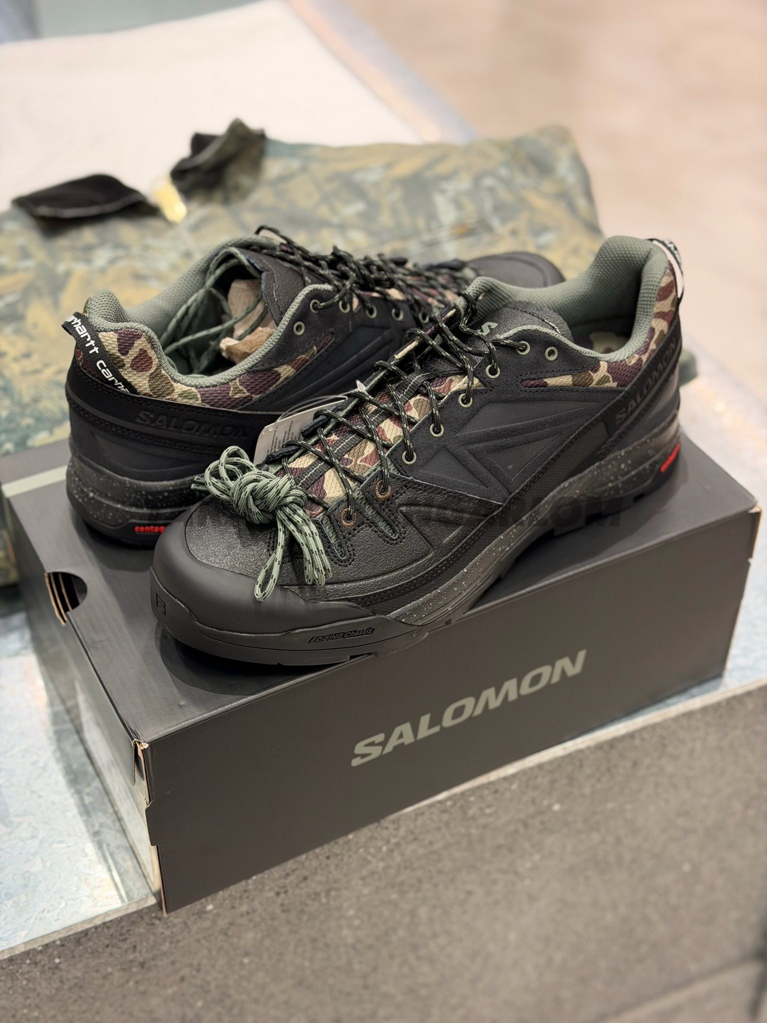 SALOMON x Carhartt WIP X-ALP “ Black Camo “ ?