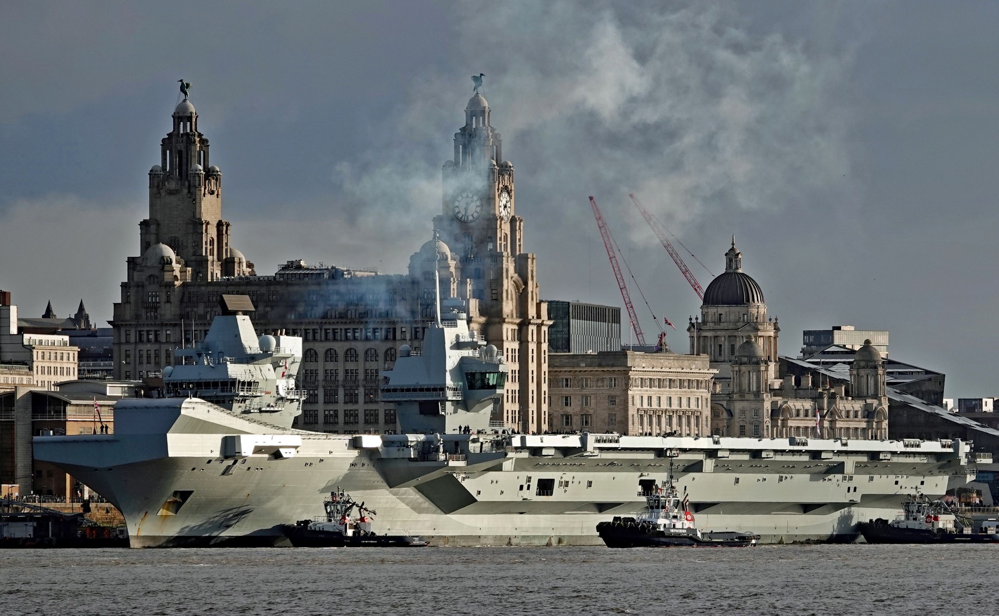 Military - HMS Prince of Wales (R09) makes an iconic appearance in ...