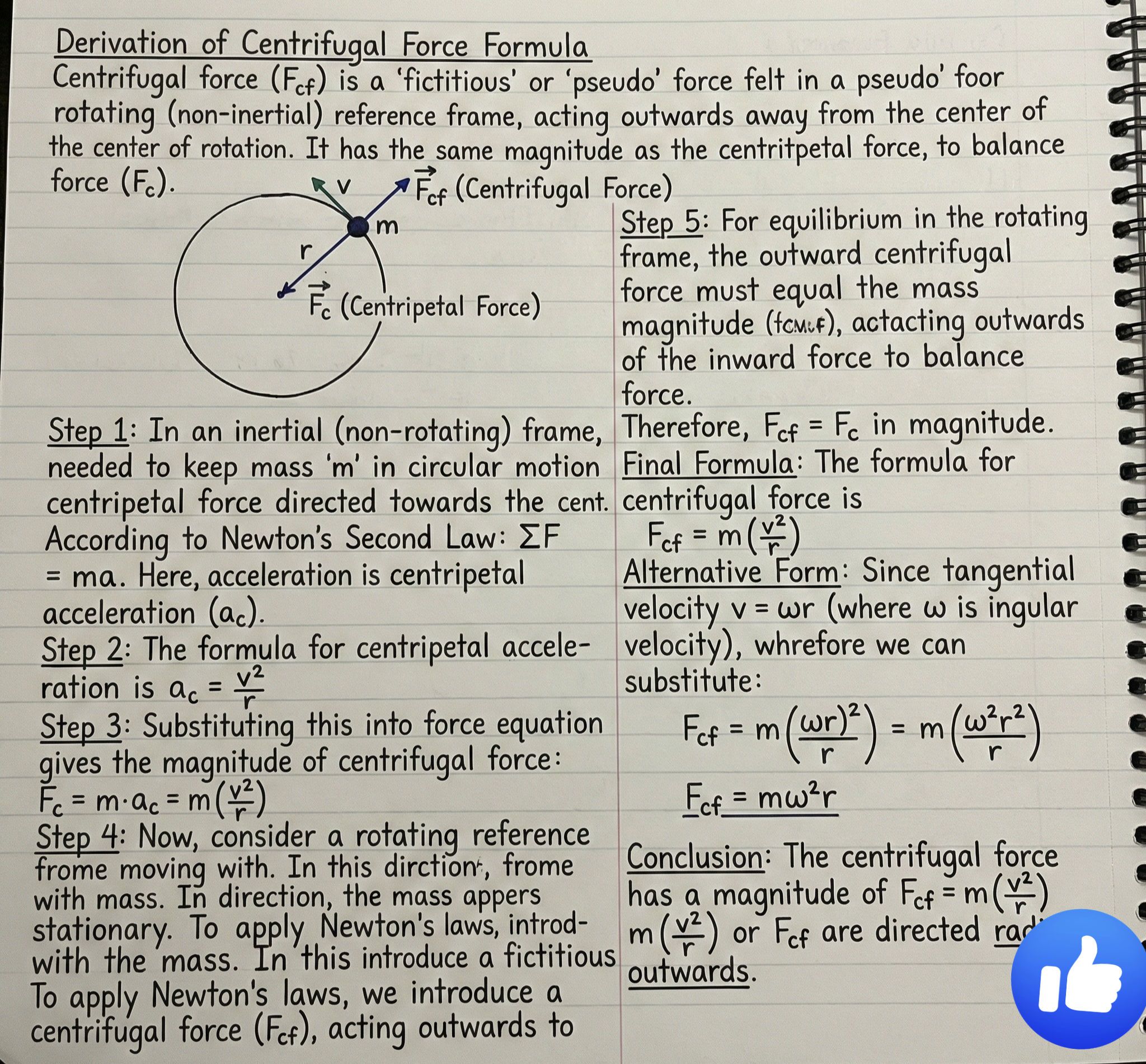 EngineerKnow - Centrifugal Force — explained step by step (no formulas ...