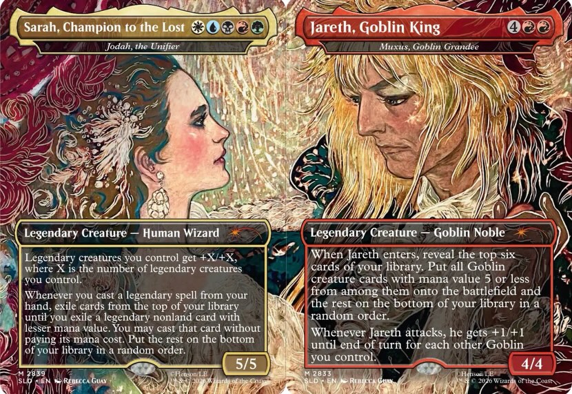 The new Secret Lair art by Rebecca Guay connects! These absolutely