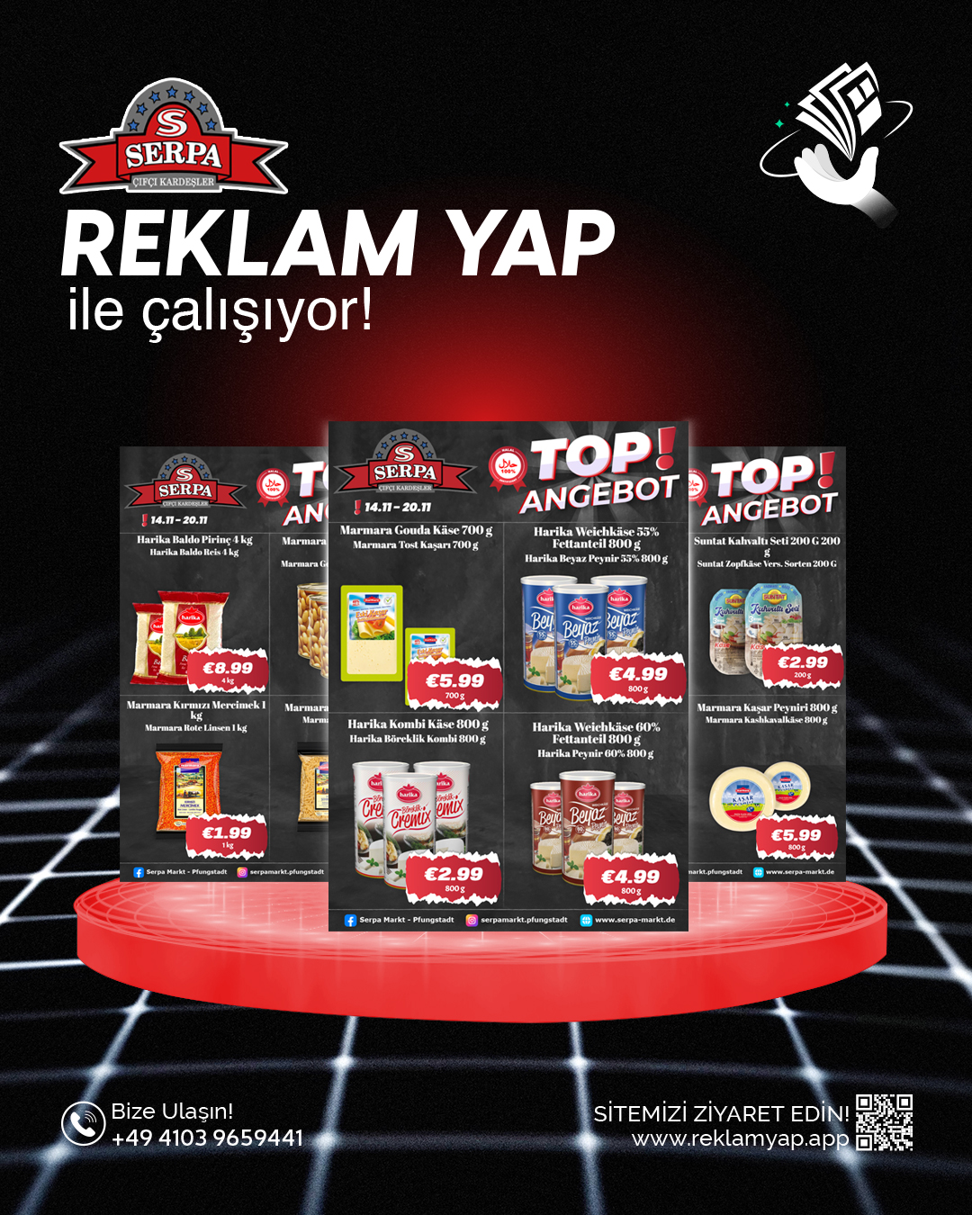 Reklam - 🛒 Serpa Supermarkt Reklam Yap ile hız kazandı! 📱 Türk ...