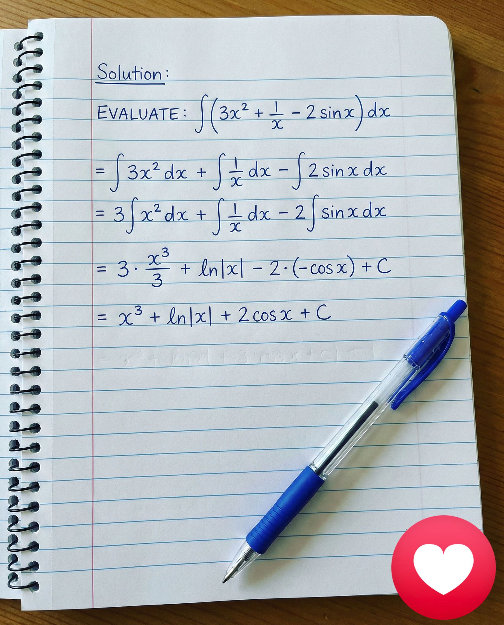 EngineerKnow - Simple integrals don’t need fancy tricks ️📘 Just split ...