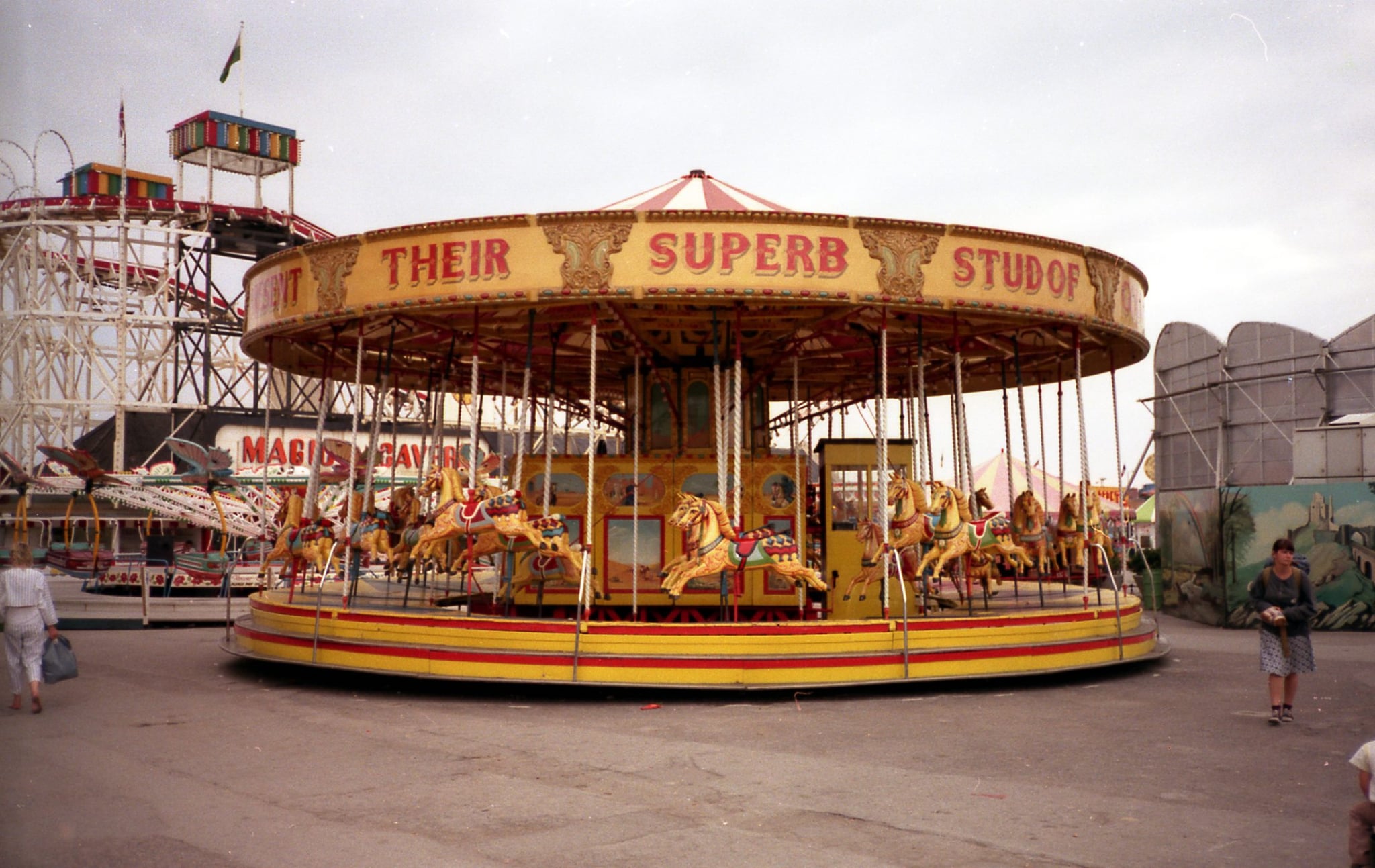 UK - Ian Trowell photograph of Jimmy Booth's Gallopers, August 1987 ...