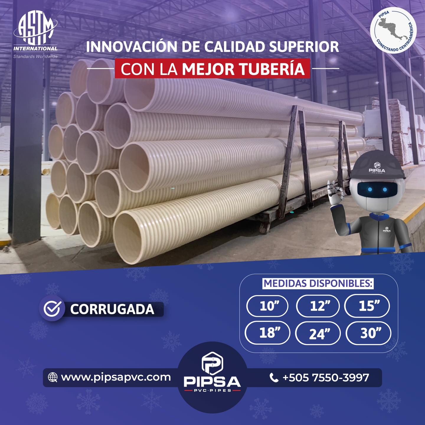 Pipsa - ️ Las tuberías #Corrugadas son perfectas para proyectos de ...