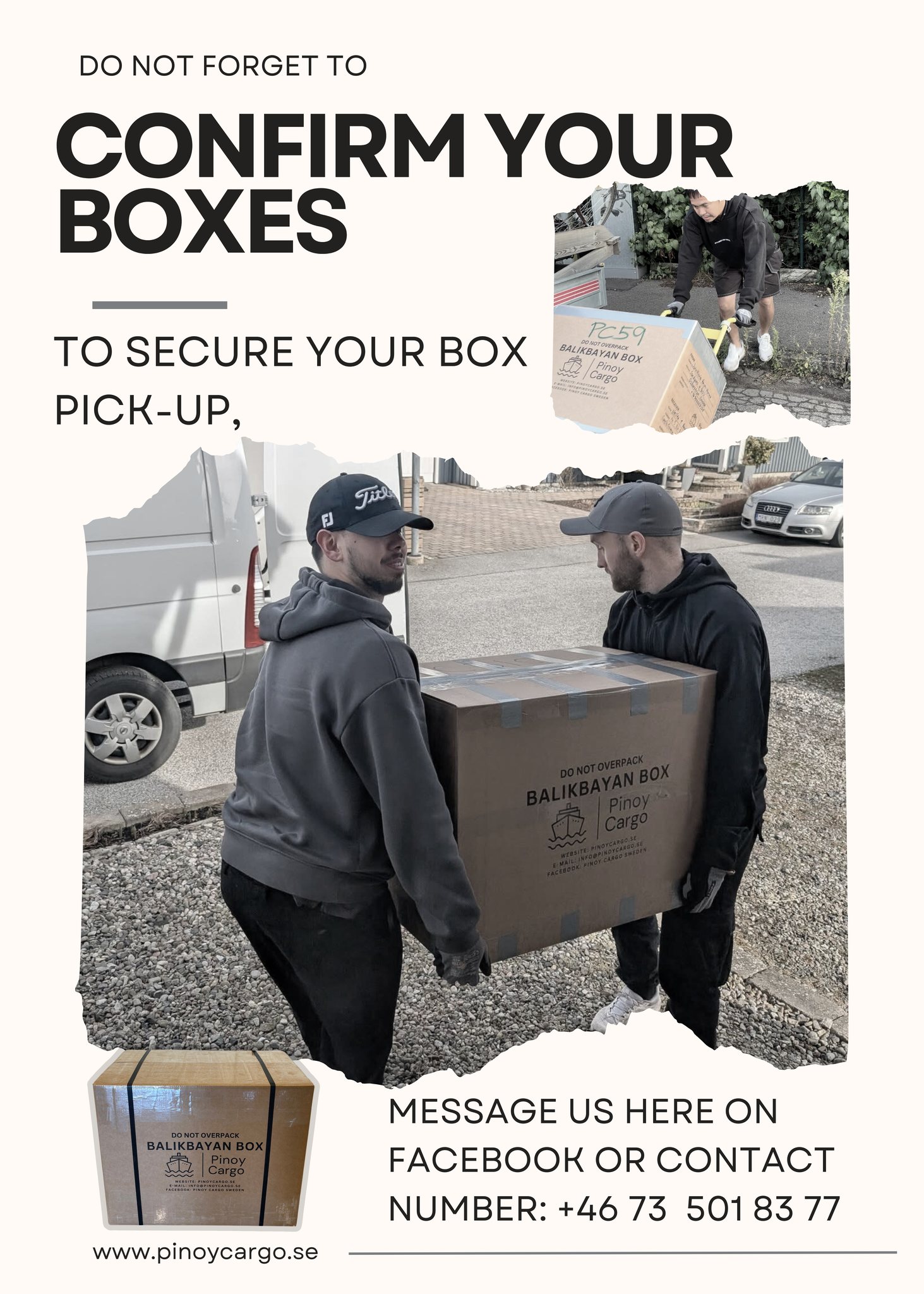 Pinoy - 📦 Sending a box this shipment? CONFIRM na agad — it’s not too ...