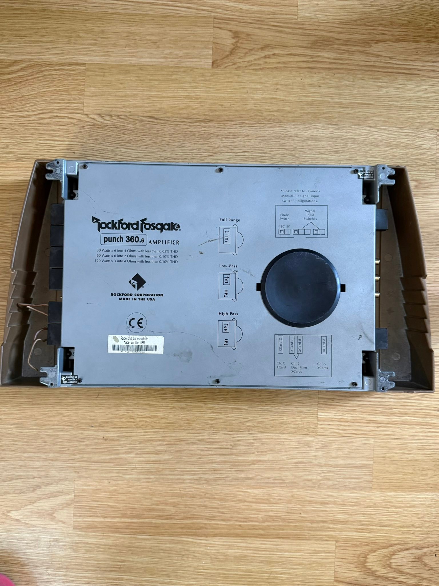 How to restore a 20-year-old Punch 360.6 amplifier
