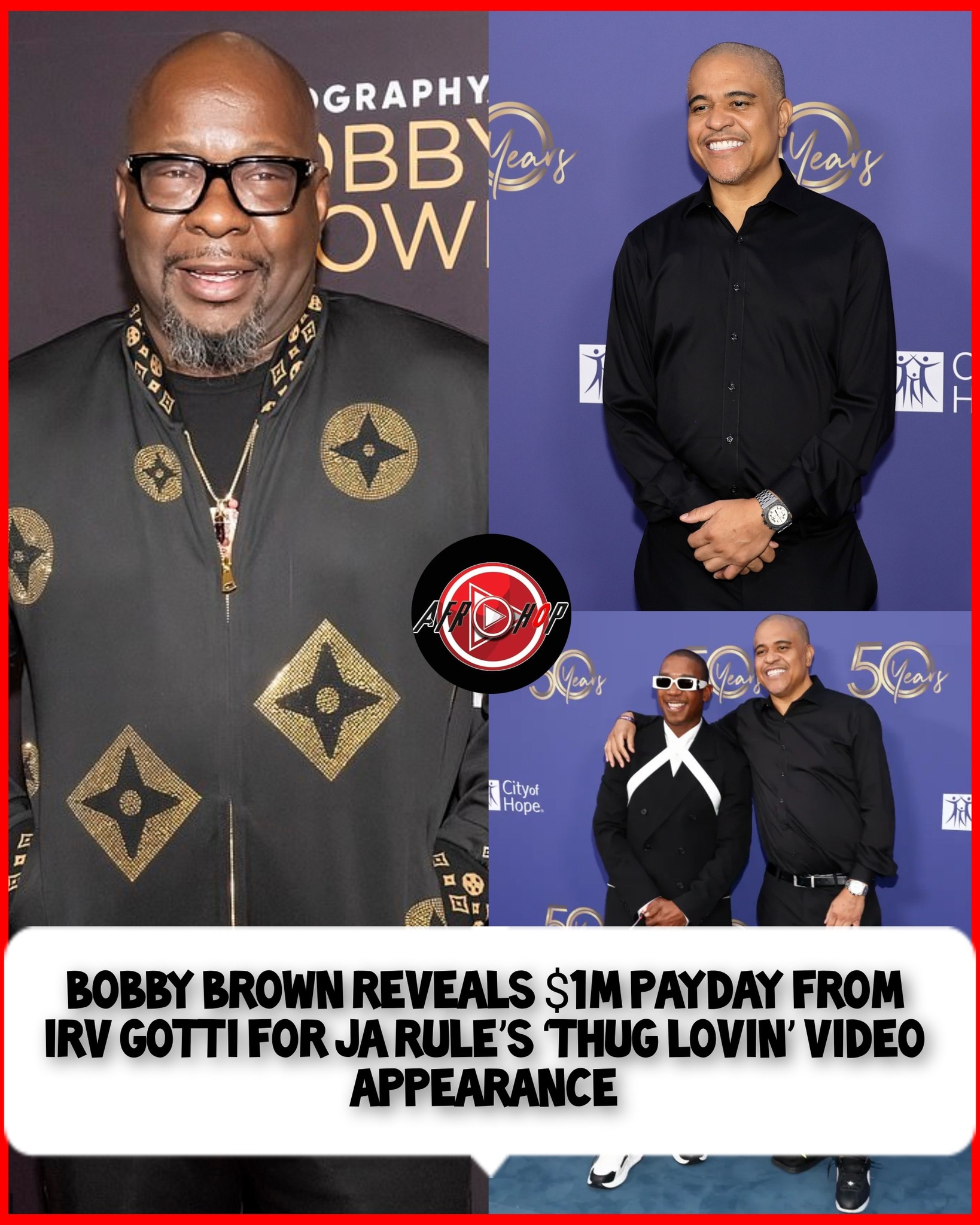 Bobby Brown just revealed he got $1 million to shoot the “Thug 