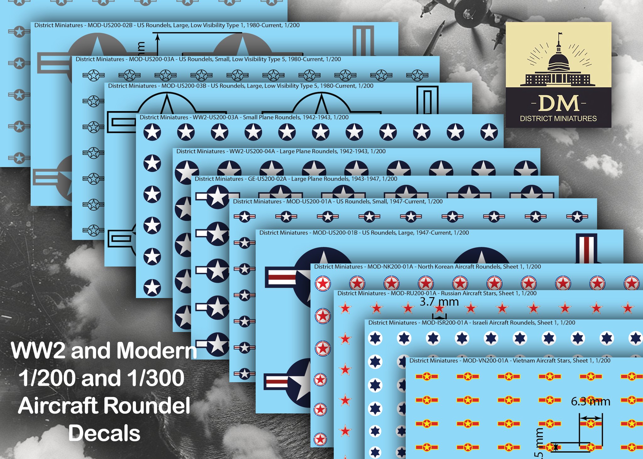 Geektown has released some Alt-History/Cold War jets in 1/285 scale.