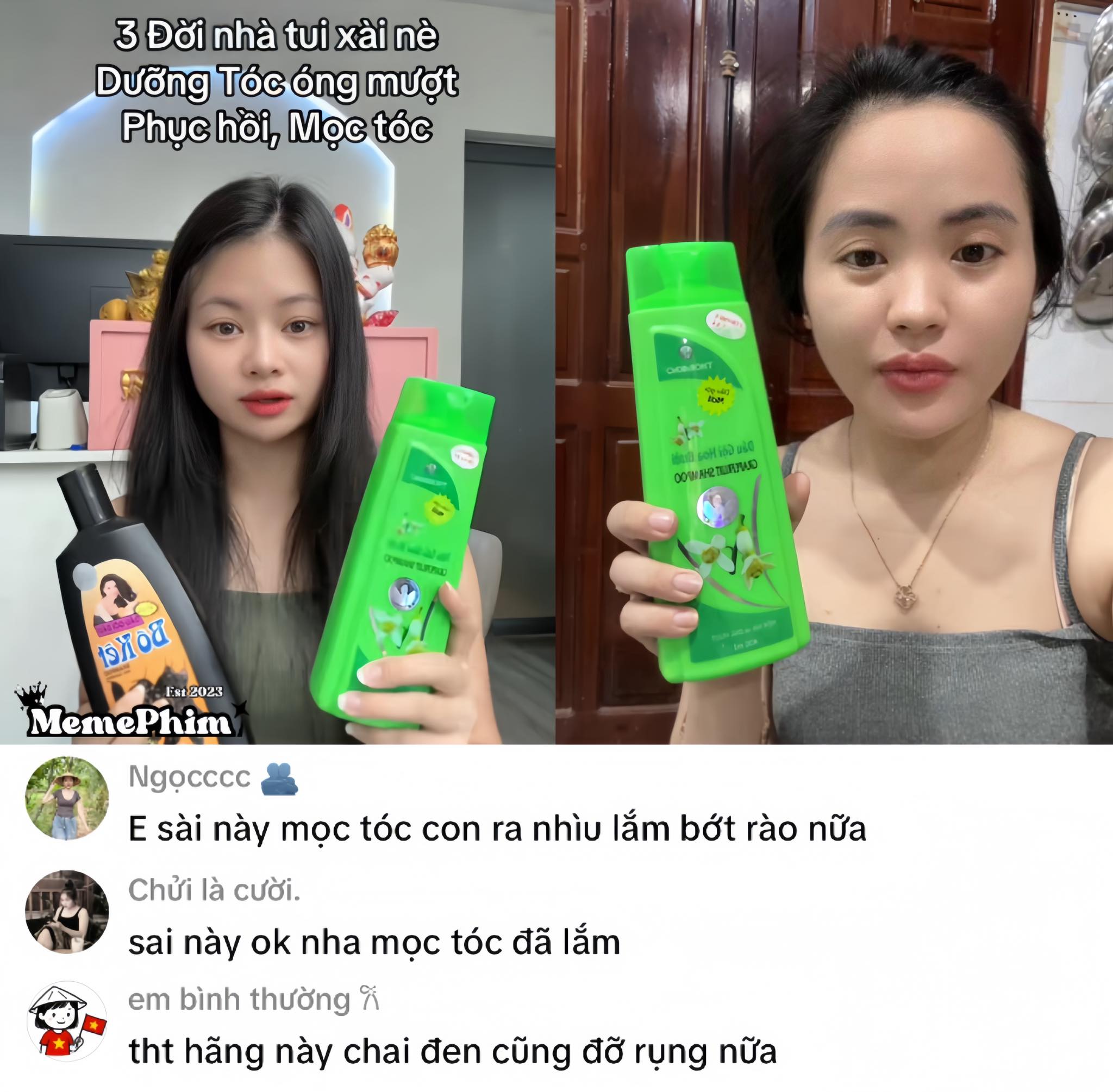 Meme - 3 Đời nhà tui xài Thorakao - dưỡng tóc óng mượt, phục hồi, mọc ...