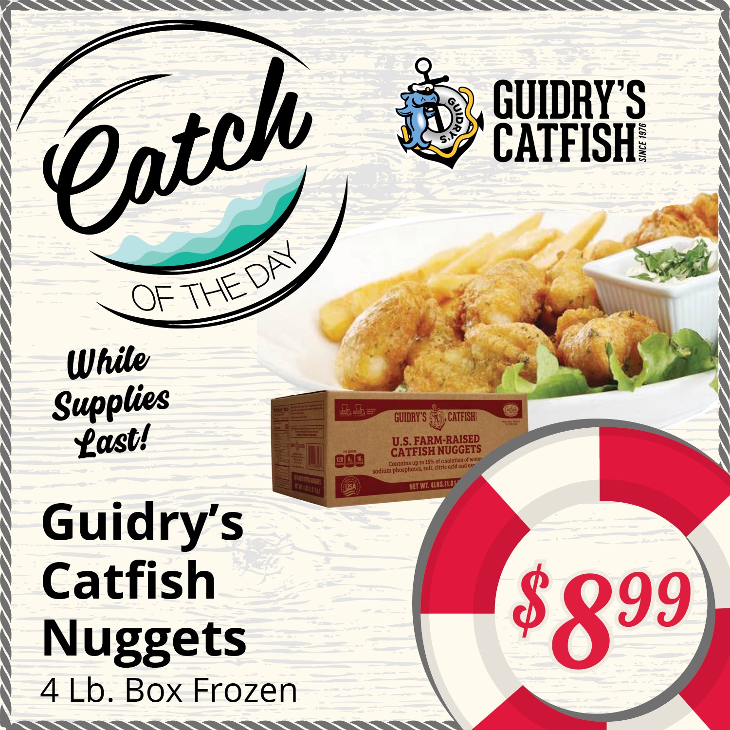 catfish nuggets hook fish Hookable Ahoy captains! We have the