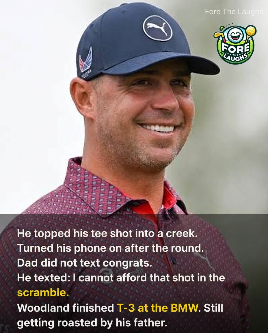 Gary Woodland provided one of those rare reminders that even a
