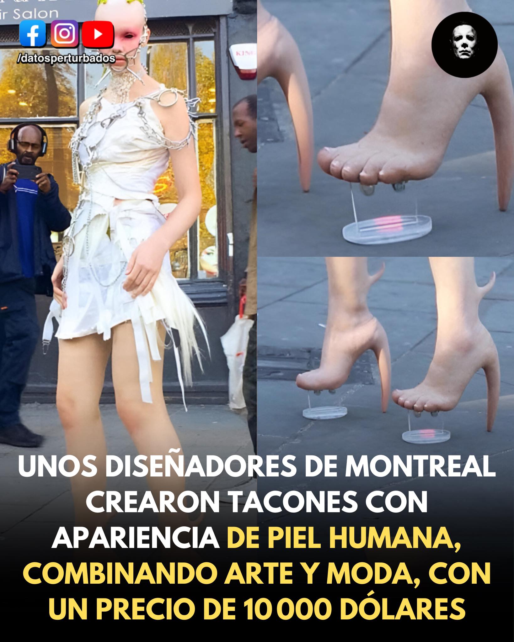 Datos - Unos tacones que parecen hechos de piel humana 😱 Así es la ...