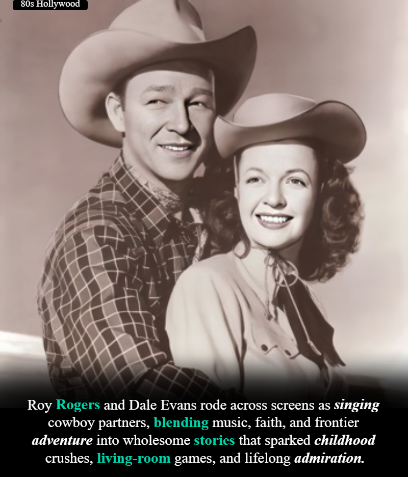 80s - Roy Rogers and Dale Evans represented a vision of the West where ...