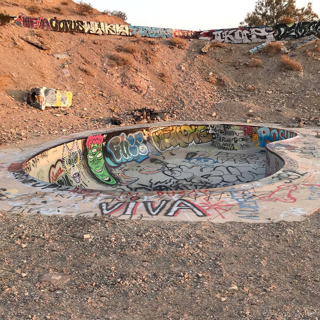 Nude Bowl: legendary skate spot in California
