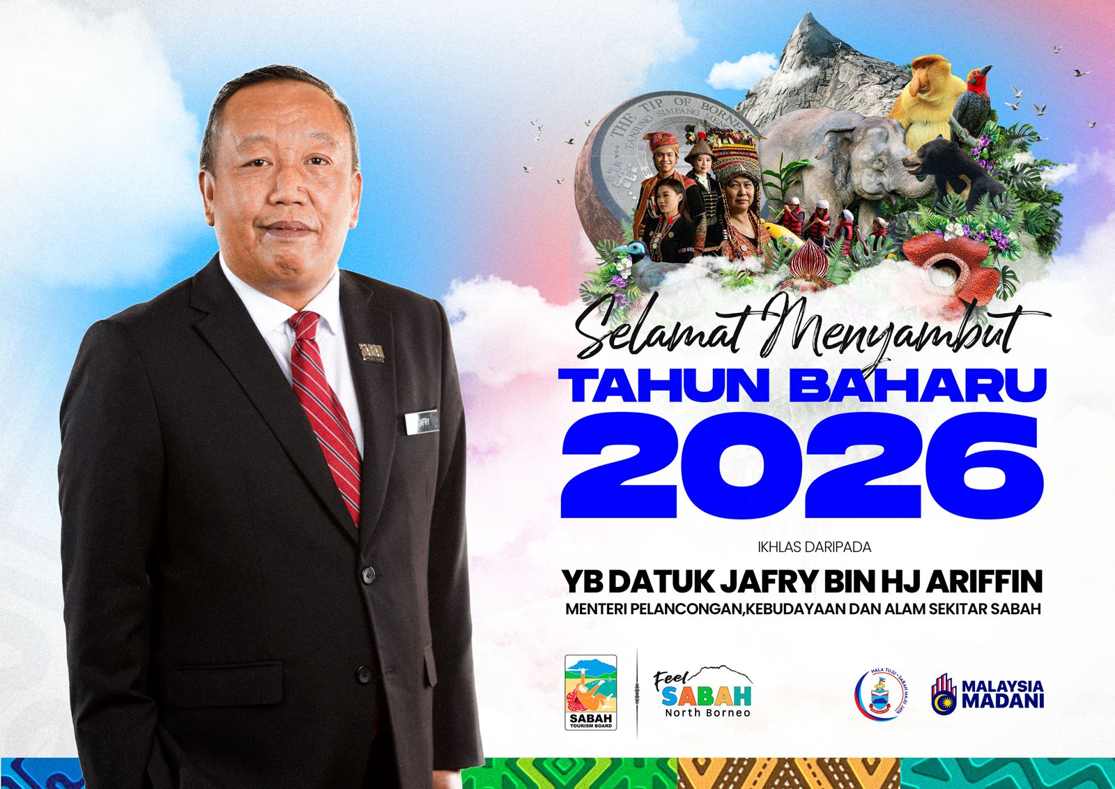 Happy New Year 2026. YB Datuk Jafry... - Sabah Tourism Board | Facebook