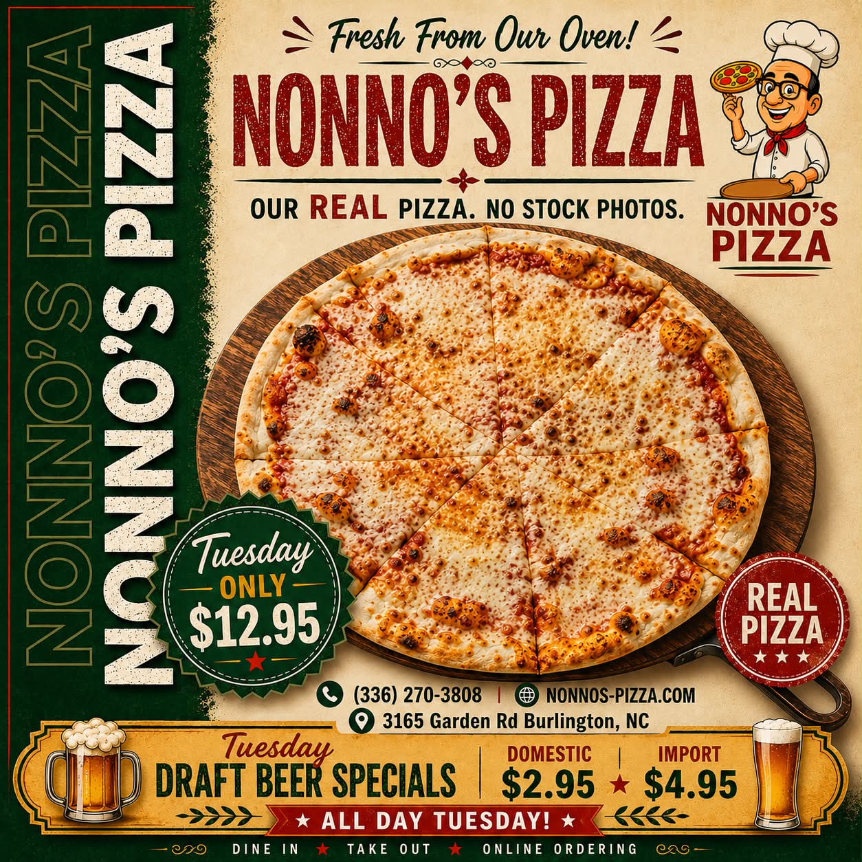 Nonno's pizza | Burlington NC