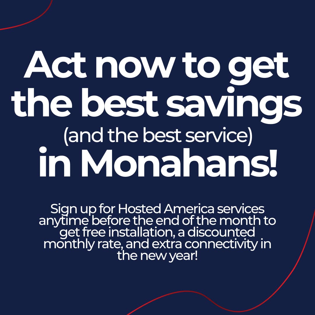 Don’t miss out - sign up... - Hosted America Home Internet